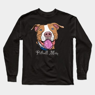 Pitbull mom Long Sleeve T-Shirt